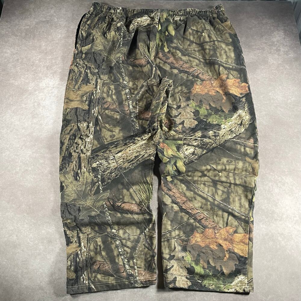 Mossy Oak Camo Baggy Sweatpants 3XL Waist 46” Athleisure